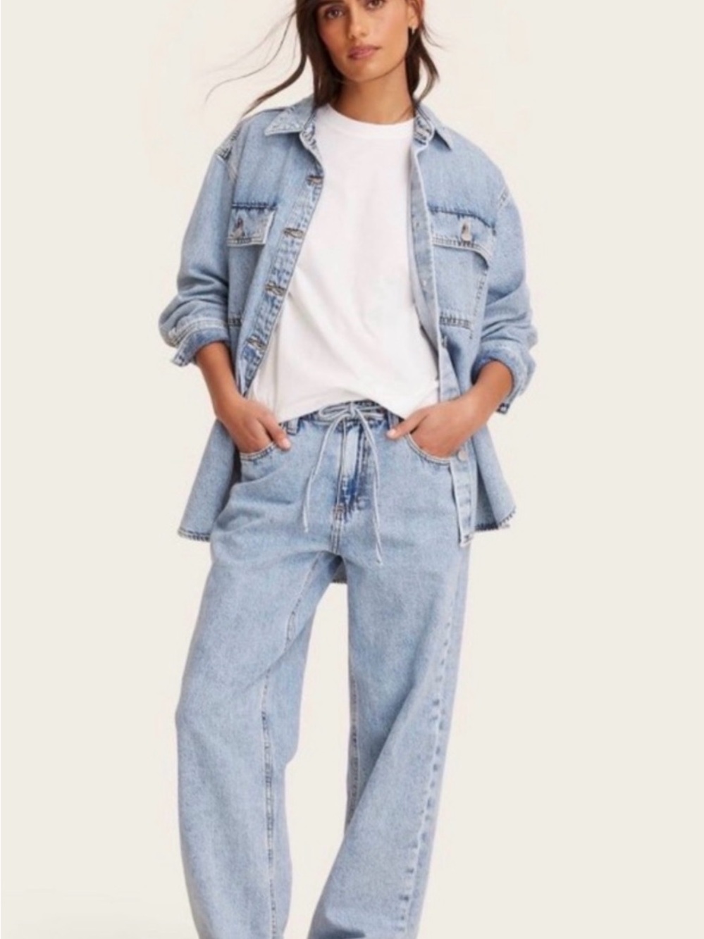 Parke x Target Light Wash Women’s Denim shirt